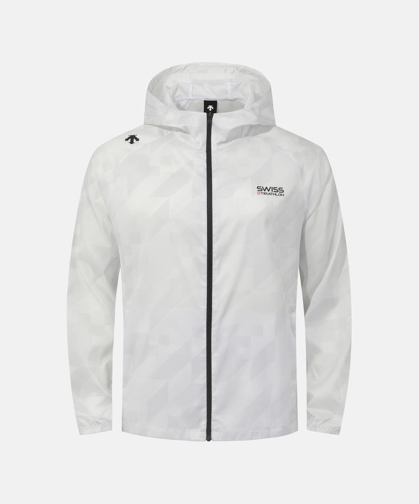 Descente Swiss Triathlon Windbreaker Jacket White Sr221Iwb49