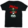 T-shirt nera 'Hell Bent For Leather' dei Judas Priest - NUOVA