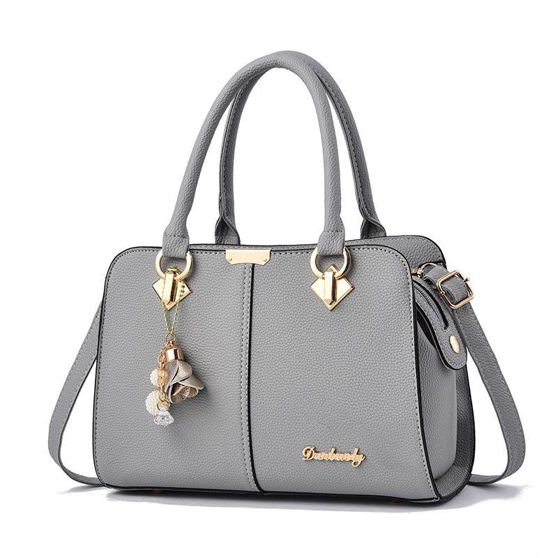 New bag temperament women's bag retro European and American large-capacity handbag women's bag shoulder bag messenger bag bags
