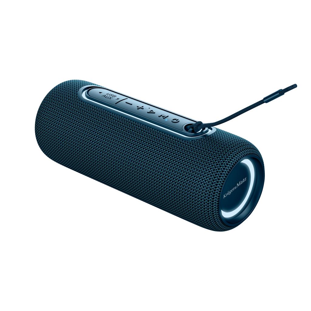 Bluetooth 5.0 IPX5 USB AUX 20W RGB Wireless Kruger&Matz Street Speaker