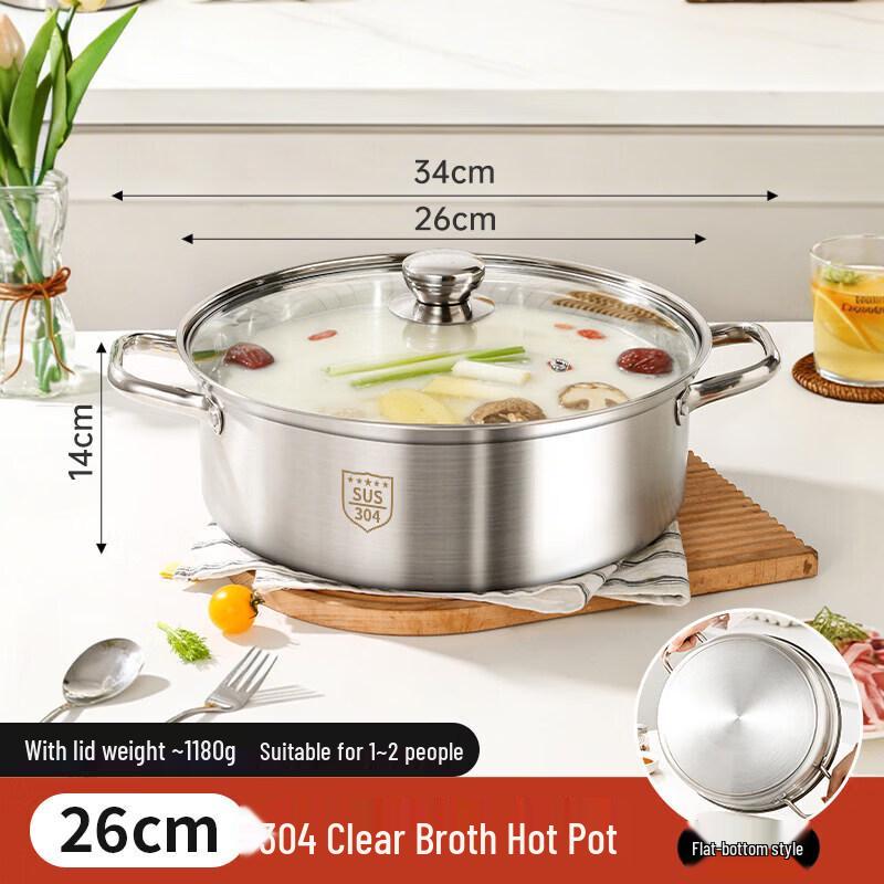 Chixing Thickened 304 Stainless Steel Soup Pot