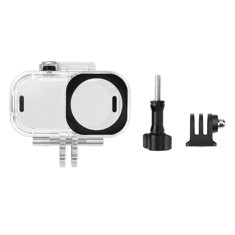

Clear Underwater Protective Cover Compatible for Action Cameras Diving Case with Fixing Screw 1/4Inch Base Hole 1