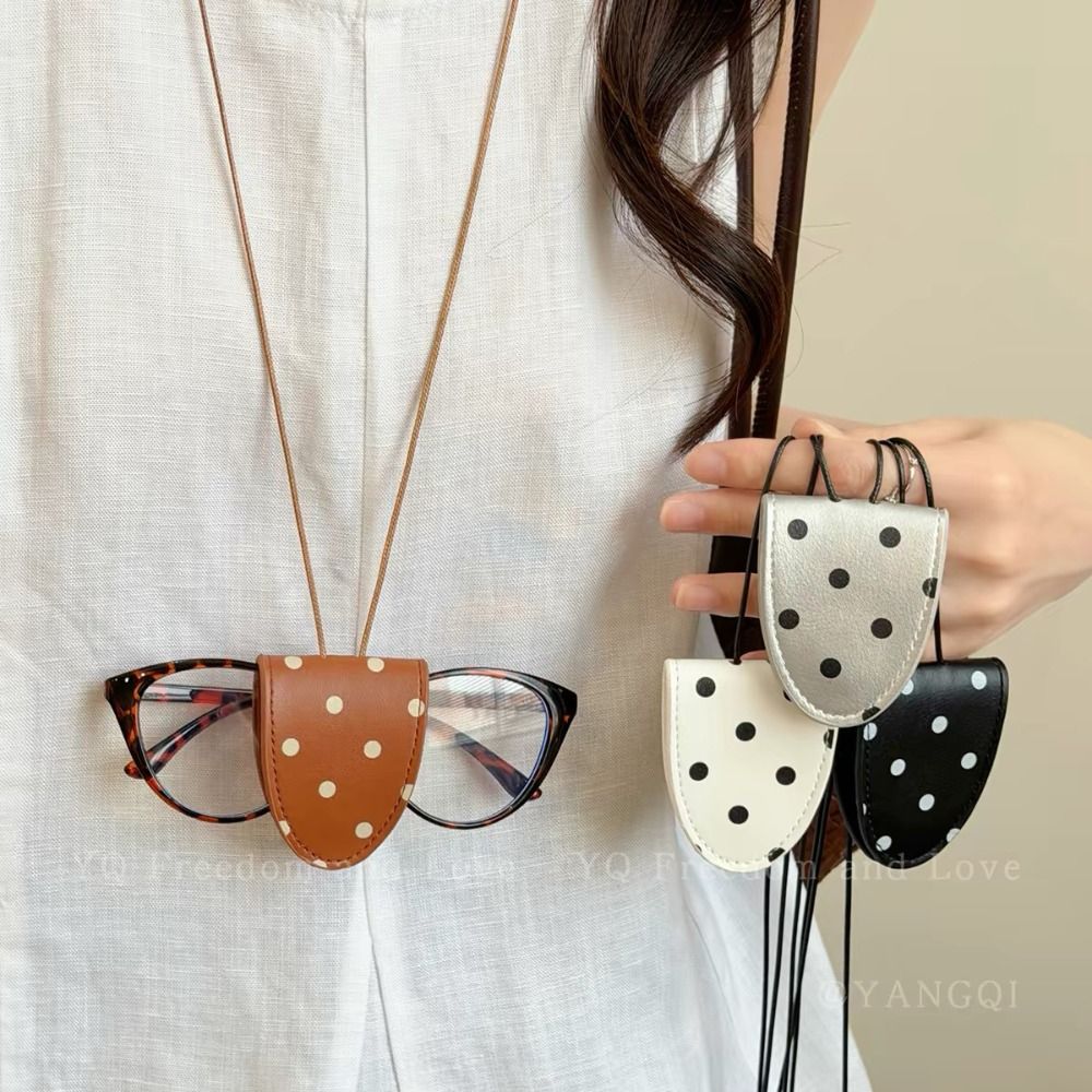 Leopard Print Sunglasses Glasses Holder Sunglasses Storage Sunglasses Lanyard Long Necklace Men