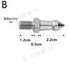Stainless Steel Camera/Monopod Foot Spike (1/4" & 3/8" M8) – Trekking & Photography Accessory