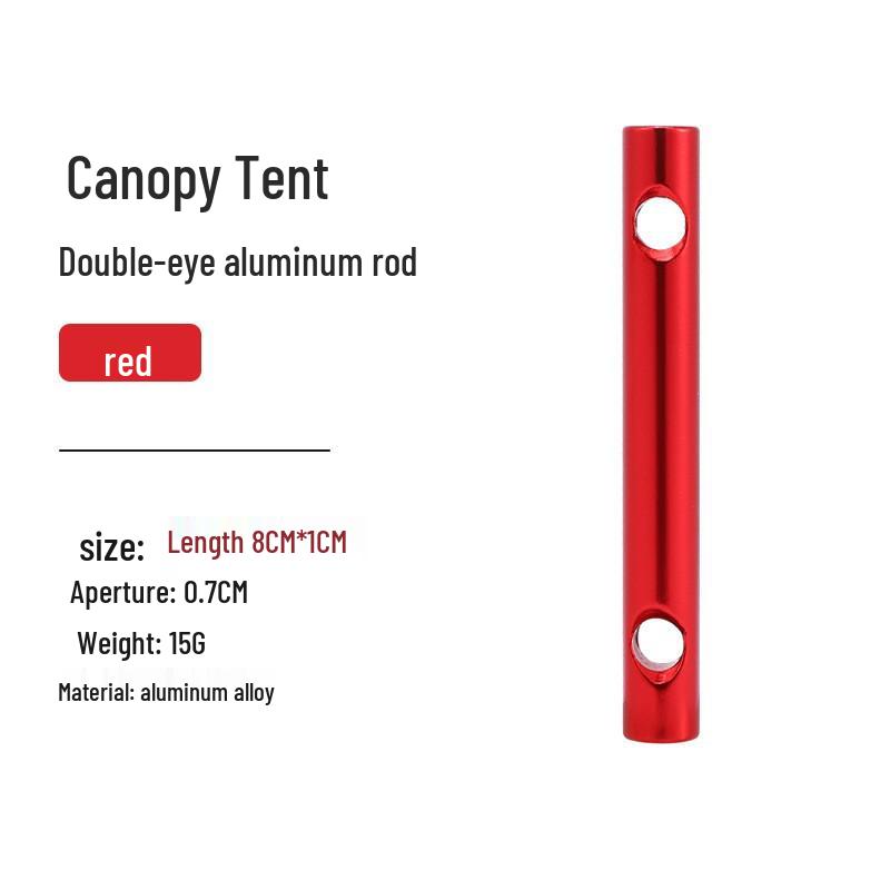 8cm Aluminum Tent Rope Adjuster & Windproof Buckle