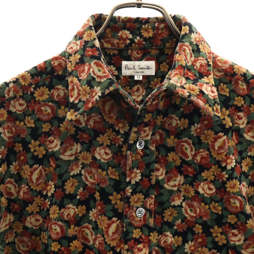 Paul Smith Made In Japan Floral Long Sleeve Cotton Shirt M Women Used