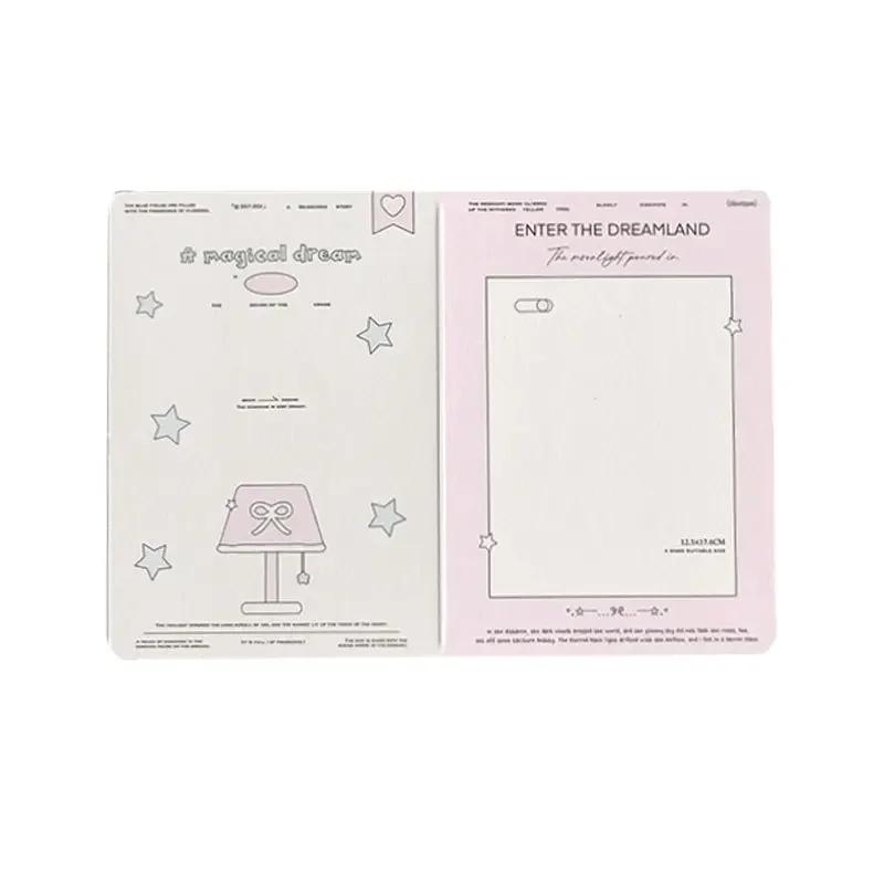 10 stk/pakning 3-tommers fotokort Papirmeldingskort Sammenleggbart fotosamlingskort DIY Idol Fotopakkemateriale