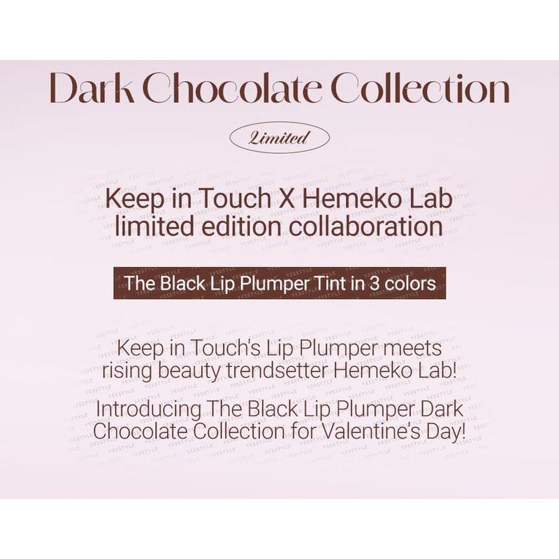 Keep in Touch - The Black Lip Plumper Tint Dark Chocolate Collection Set