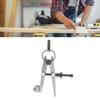 Wing Divider 125mm Carbon Steel High Hardness Leather Woodworking Compass with Pencil Holder