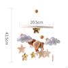 Baby Mobile for Crib Visual Development Colorful Handmade Sensory Toy Ceiling Hanging Ages