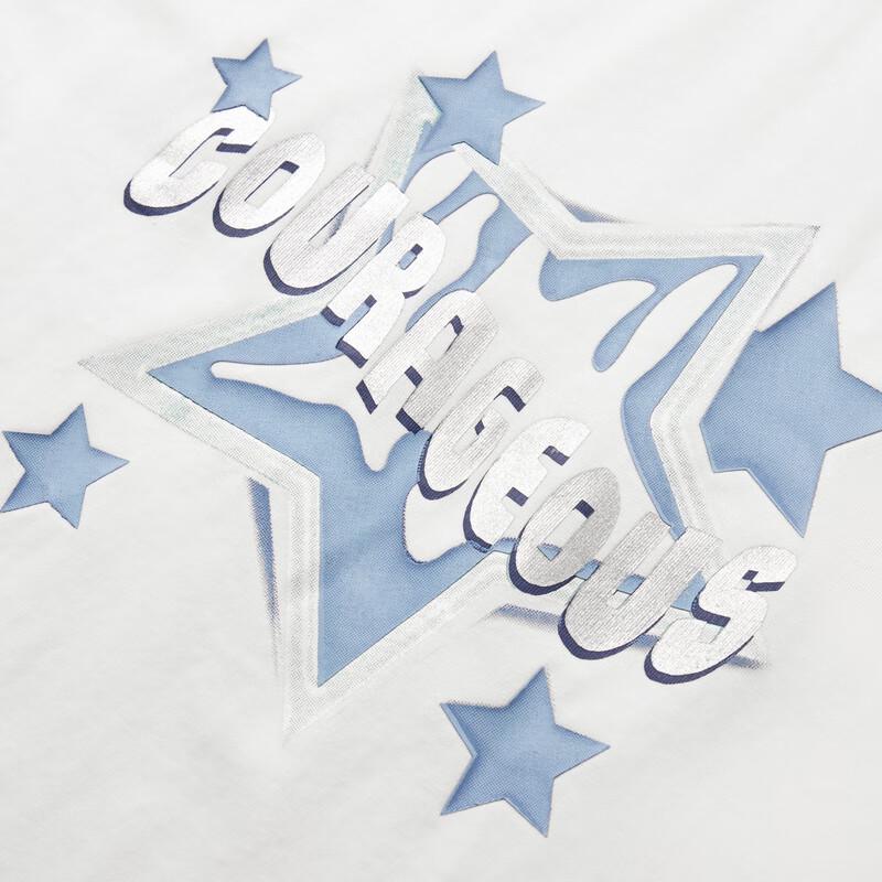 MQD Boys' 2024 Summer Cartoon Letter Short-Sleeved T-Shirt