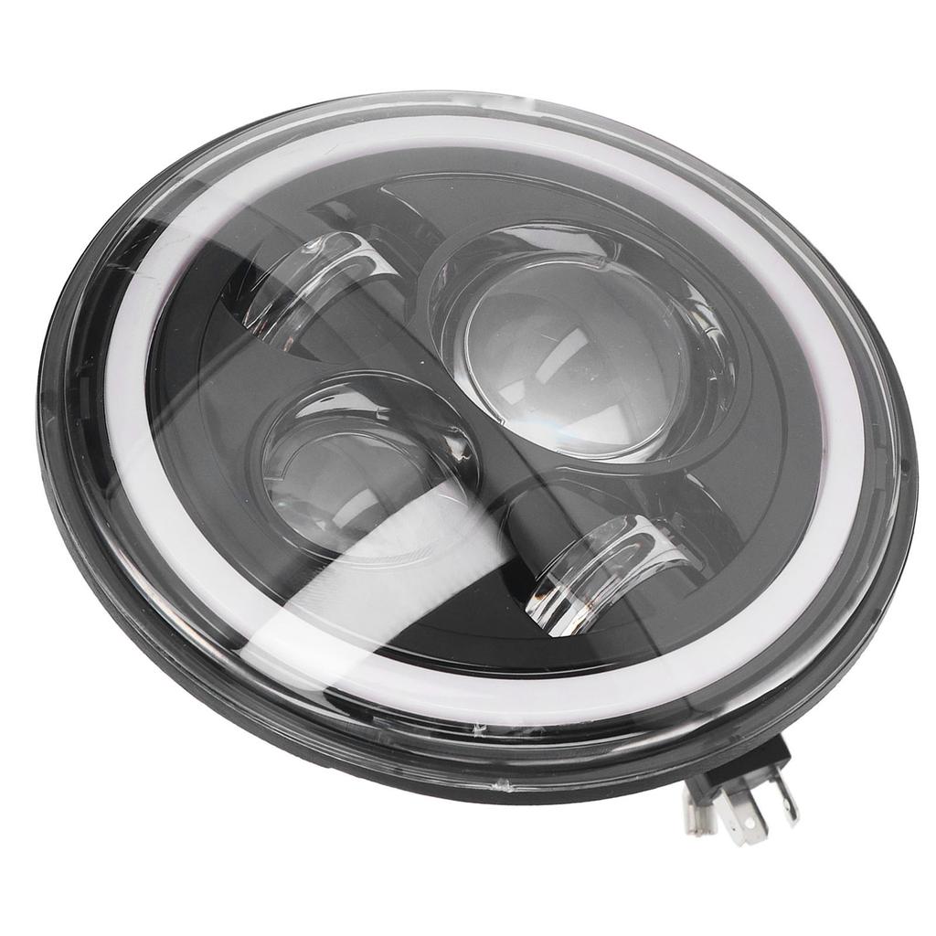 Motorcycle Headlight 7 Inch 6000K Universal Rugged LED Headlamp High Brightness Front Light DC 9 To