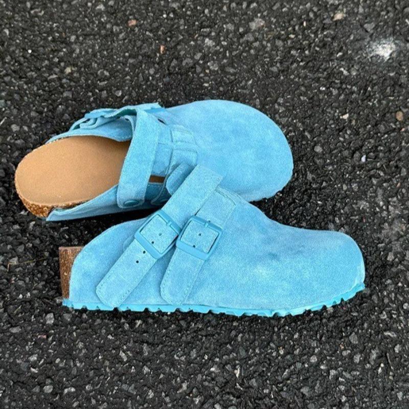 

Платформенные тапочки Женские мюли Туфли Балетки Сандалии Лето 2025 Тренд Повседневная Ходьба Спортивная Обувь Комфорт Женские Слингбэки Кроссовки 35 синий