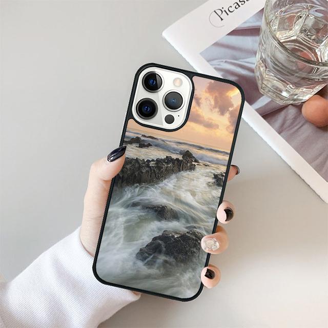 The waves Ocean water Coque Shell For iPhone 17 Air 15 16 14 13 12 Pro Max 11 Pro Max Plus Phone Case Cover