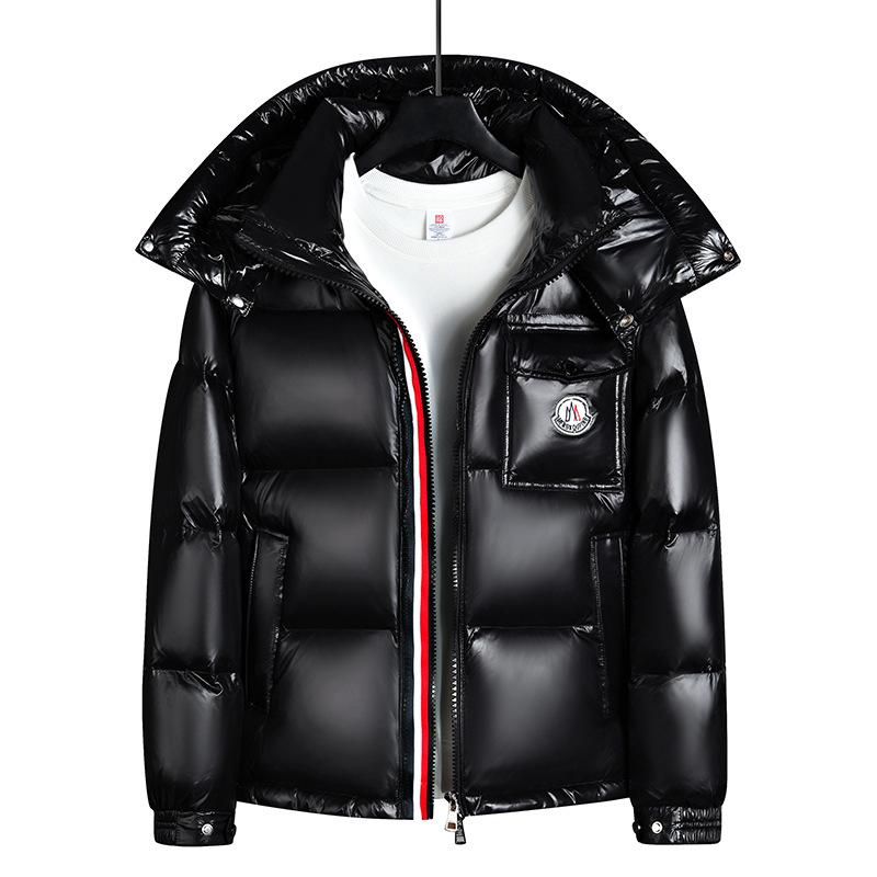 

Мужская и женская хлопковая куртка с капюшоном, утолщенная, теплая, защита от холода, повседневная, свободная, удобная, высококачественная ткань, пуховик из пера и шелка M