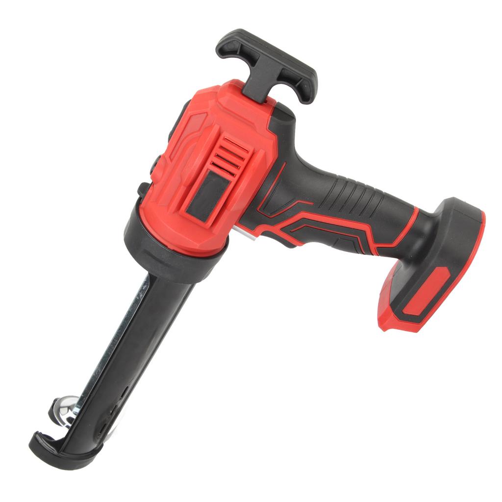 Electric Glue Gun Cordless Caulking Gun Rechargeable 4 Speed Adjustable Electric Caulk Gun W/ LED Light for Home Renovations DIY