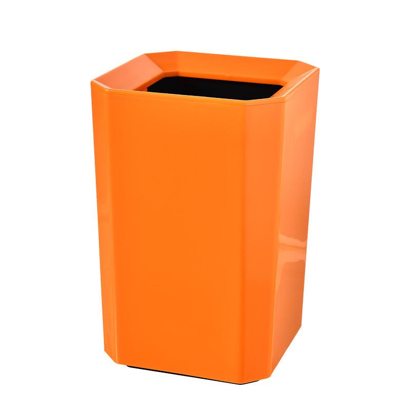 High-grade trash can no lid pressure ring storage bathroom office Japanese paper basket