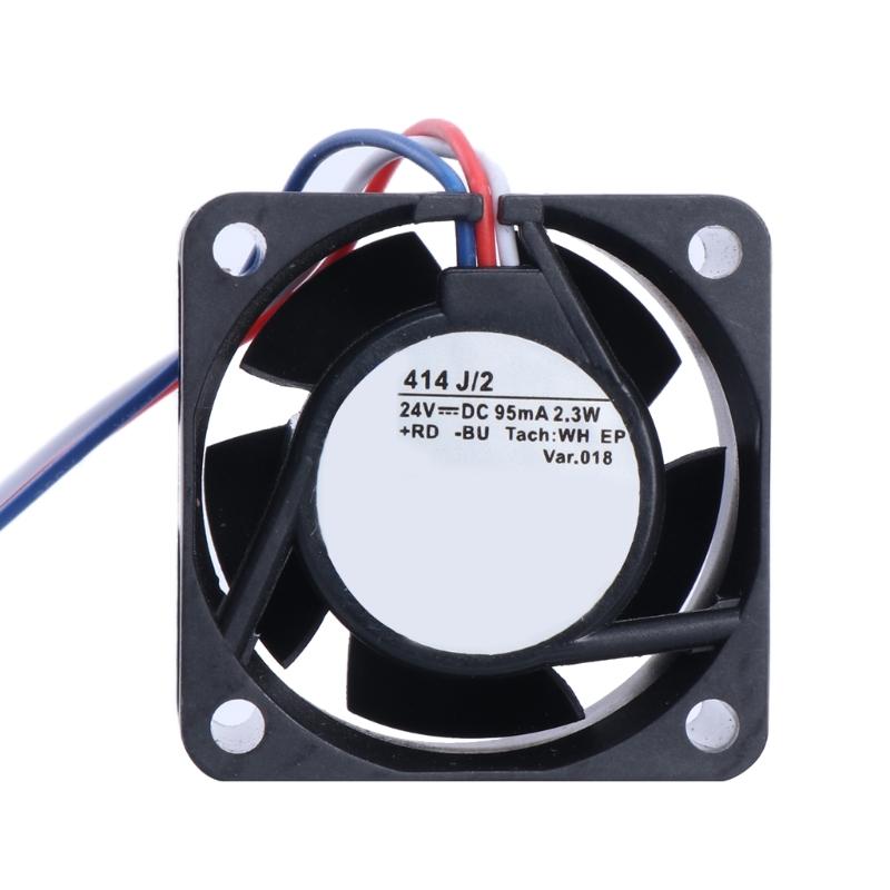 

New CPU Coolers 414J/2 with a Complete set of Brackete, 24V 95mA 2.3W 3Pin 4x4x2.5 for Inverters Fan 1