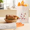 Large Reusable Drawstring Gift , Two Sizes of Rectangular Bread Bags, Storage Bags for Homemade Toast Baking, For Celebrations