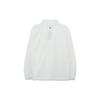 MLB Los Angeles Dodgers Solid Color Drawstring Logo Half-Zip Long Sleeve Jacket Men Jackets White 3AWJB0233-07WHS