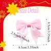 20/50 Stück Band Schleife Bastelschleife Rosa Weiß Blau Floral Geschenkband DIY Weihnachtsfeier Dekoration Strikjes Decoratie Moños Navideños