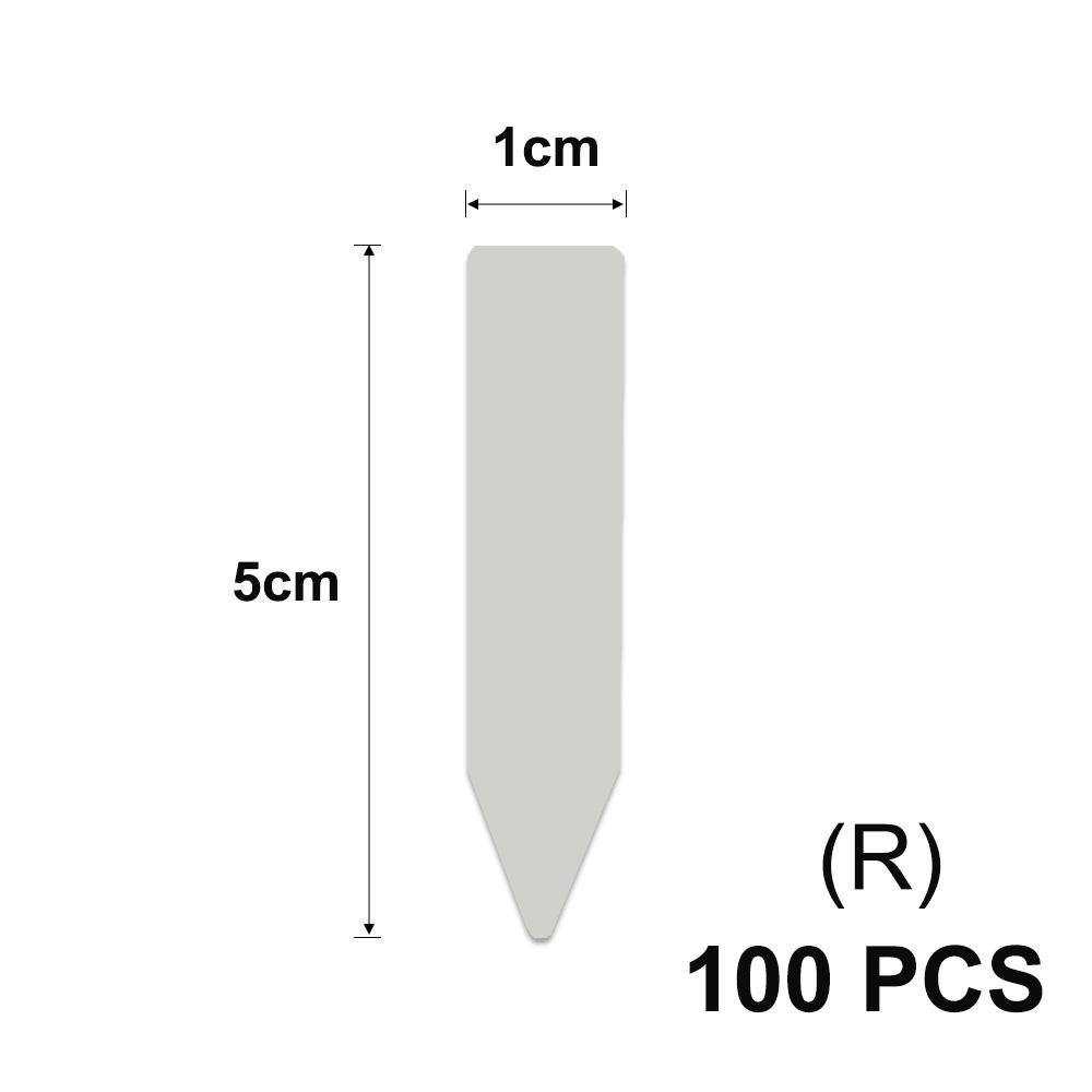 Tall White Tee Tags for Garden Plants Potted Waterproof Anti-UV T Labels Greenhouse Flower Vegetables Herb Markers Sign Stakes