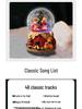 Crystal Ball Music Box Night Light – Christmas & New Year Gift for Kids