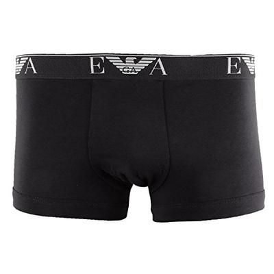 Emporio Armani Herren Boxershorts, 2er-Pack, Größe M, Schwarz (CC715-111210-07320)