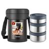 TAFUCO 3-lagige 304 Edelstahl Isolier-Lunchbox 2.0L