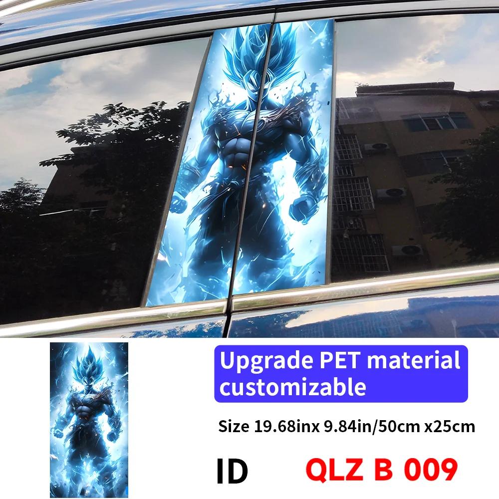 

Аниме Сон Гоку Автомобильные наклейки Виниловые наклейки на стойку B автомобиля Водонепроницаемая наклейка на центральную стойку автомобиля Защита от царапин Декор Аксессуары 009