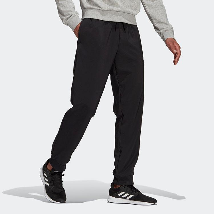 Adidas AEROREADY Essentials Stanford Tapered Cuff Pants Black Men's GK8893