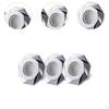 3 Pieces Sink Overflow Cover Basin Trim Practical Creative Remplacement Round Caps Insert in Hole