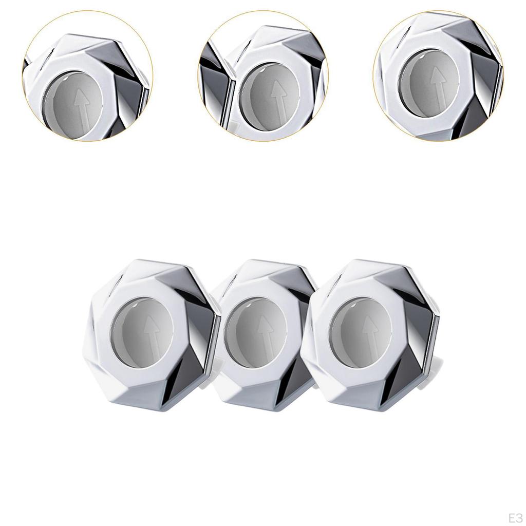 3 Pieces Sink Overflow Cover Basin Trim Practical Creative Remplacement Round Caps Insert in Hole