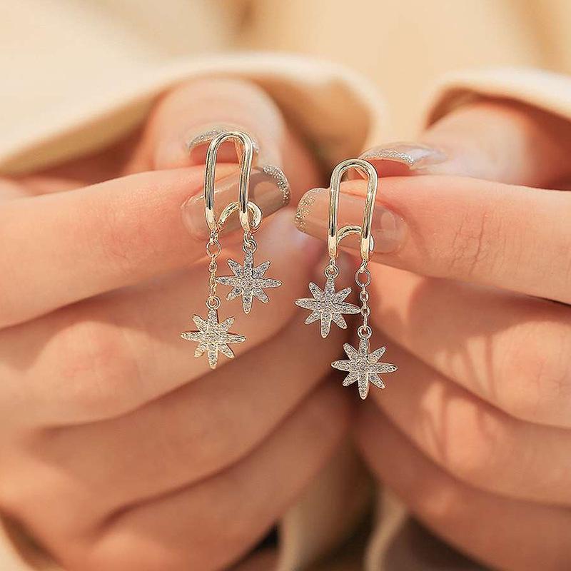 Элегантные серьги-кисточки из серебра 925 пробы: Роскошный, легкий, в европейском и американском стиле