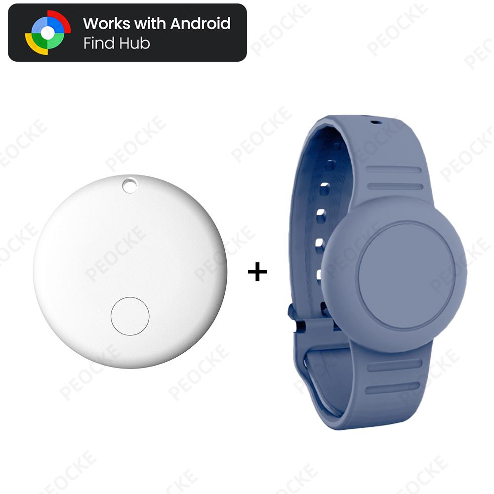 Waterproof Smart Tag Bracelet for Kids-Soft Silicone For Android Tracker Tag With Watch Band Case Cover Lightweight GPS Tracker