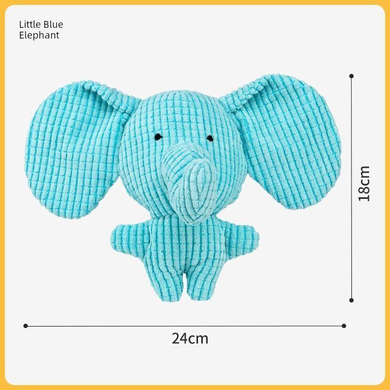 

Игрушка для собаки Устойчивая к укусам Молярная Щенок Собака Мягкая Звуковая Саморазвлечение Облегчающая Скуку Удобный Гаджет Маленькие и Средние Собаки Товары для домашних животных Little Blue Elephant (Molar Teeth Bite Resistant)