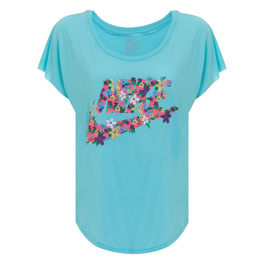 

Nike Футболка женская с коротким рукавом и круглым вырезом Signal As Logo серии Blazer Lifestyle 718611-466 L