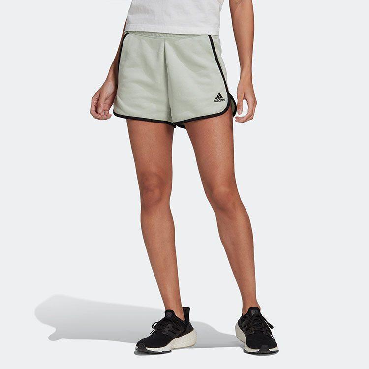 adidas Casual Shorts Women's Linen Green Moderate HY5524