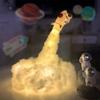 USB DIY Creative Rocket Light LED Colorful Clouds Astronaut Night Lamp Decor Atmosphere Bedside Lamp Kids Gift Room Decor