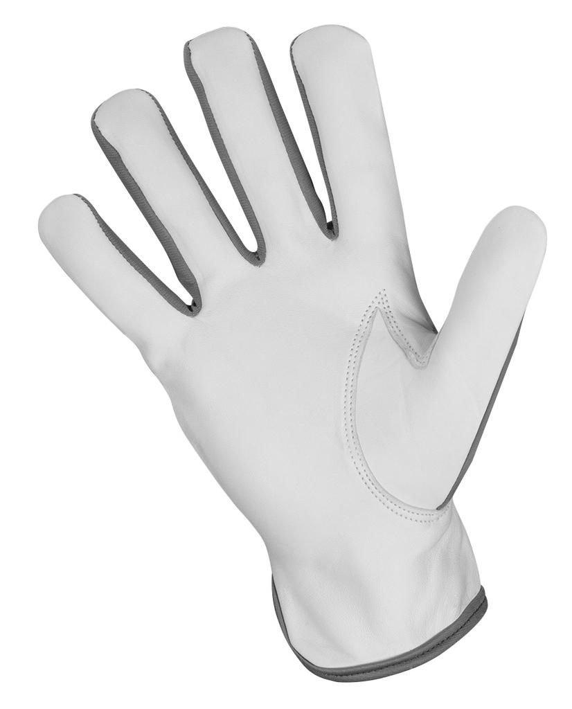 Work Gloves, 2121X, Goatskin, Size 9", CE