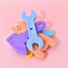 Hammer Wrench Spanner Pliers Shape Molar Supplies Chew Toys Silicone Baby Teether Toy Teething Relieve Stress Gum