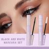Dual-Color Black And White Mascara Set For Lengthening And Volumizing 8ml Smudge-Proof Formula