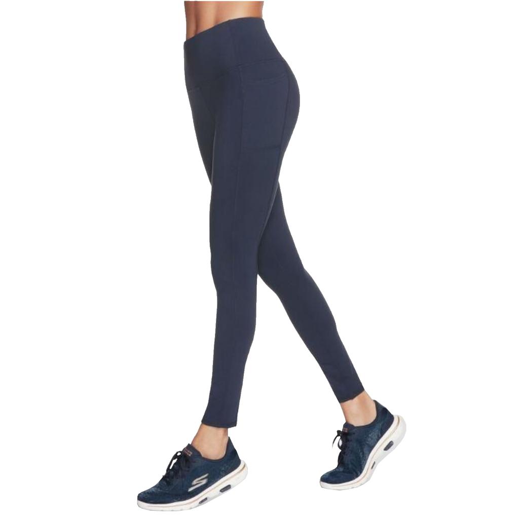 Skechers Go Walk High Waisted Legging, Womens navy Leggings