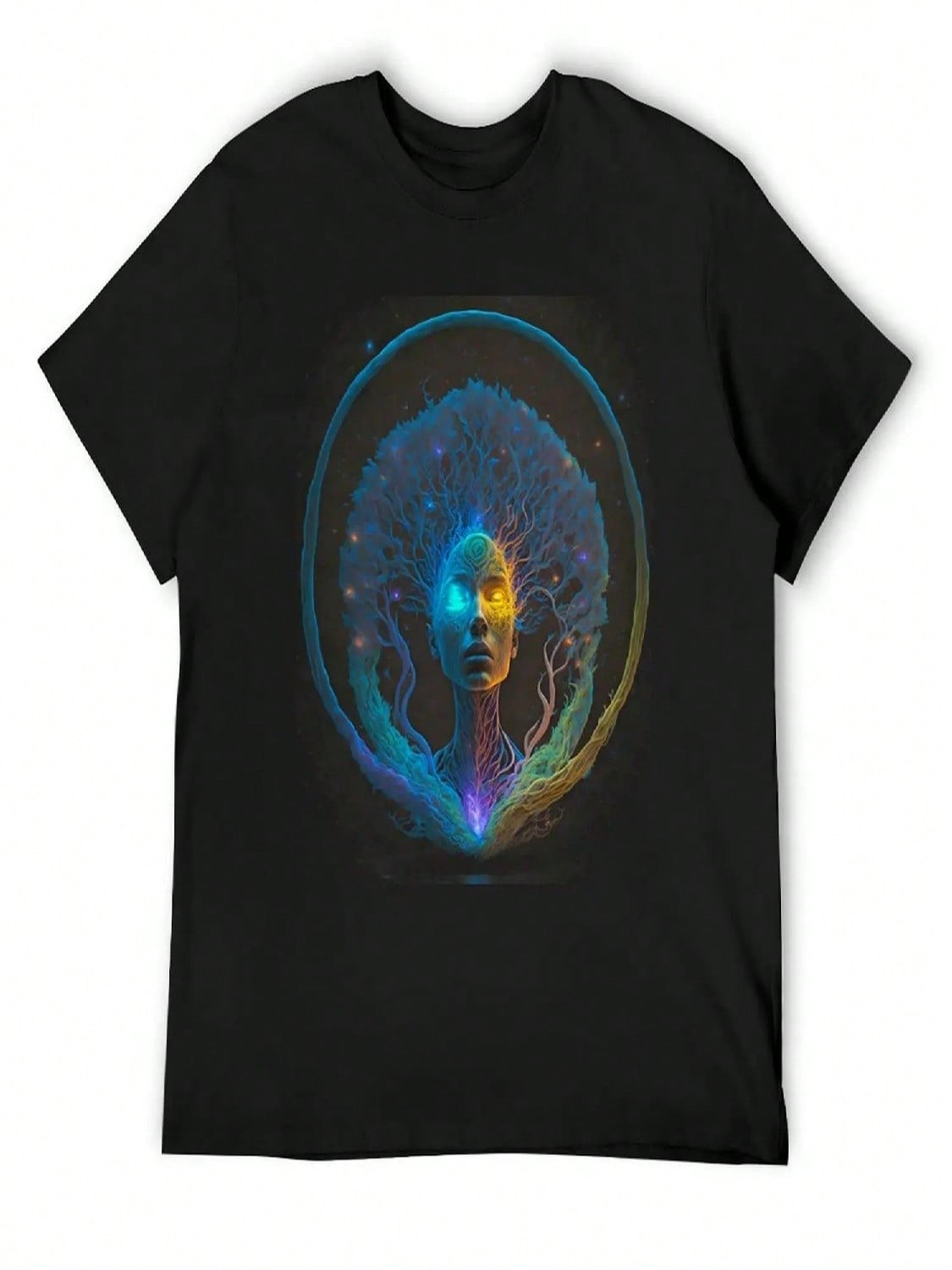 Chakra On The Earthly Plane 10 T-Shirt Blue Archive Cotton Graphic Tees Cute Tops Shirts Graphic Tee unisex S разноцветный