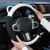 Cartoon Cat Ears Car Steering Wheel Cover Anti-slip Suitable For A Variety Of Models Sweat-absorbent Breathable Wear-resistant