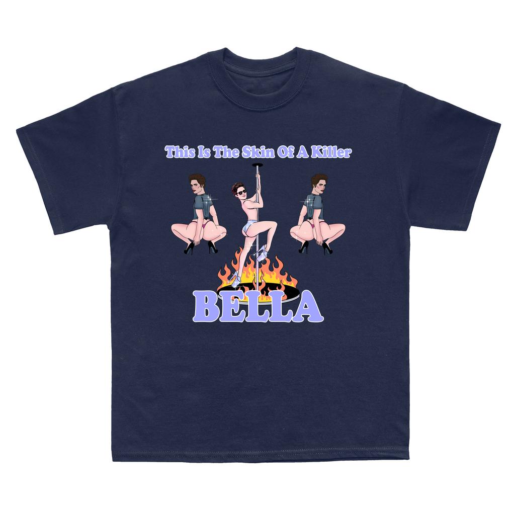 Y2K Trend Fashion Print Short Sleeve Edward Funny Shirt Hip Hop Retro Top Casual Loose Cotton Tshirt Sports Street Wear Unisex