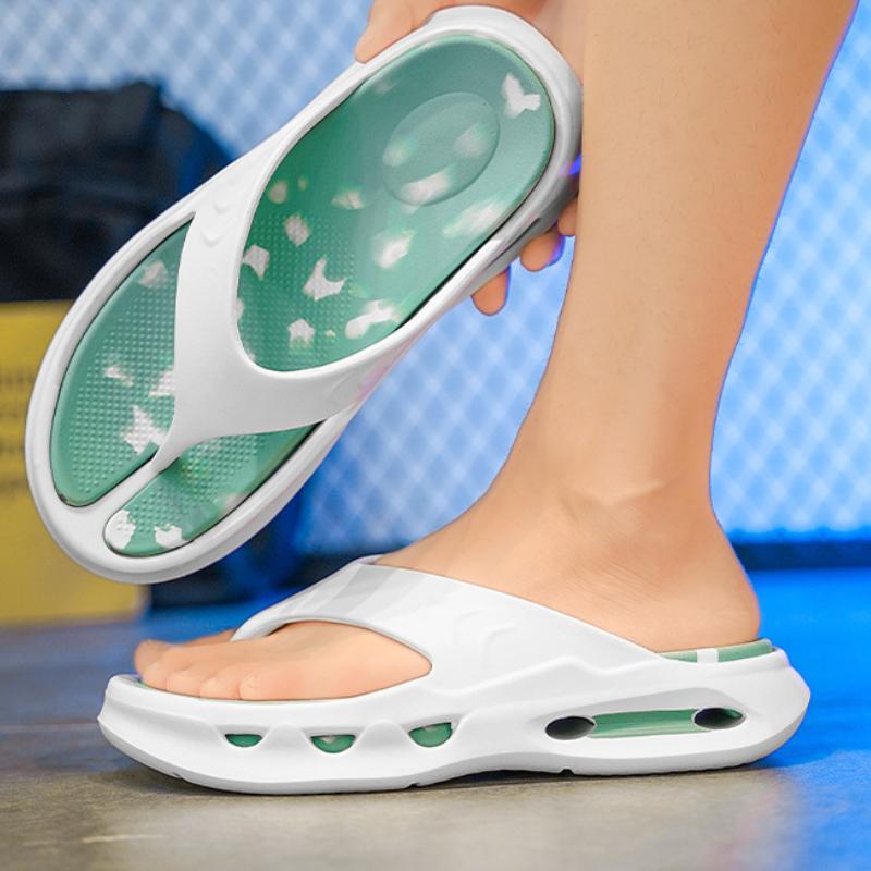 Nya Herr EVA Plattform Flip Flops Hemma Halkfria Mjuka Sula Tofflor Utomhus Strand Sandal Skor för Par Sandalias De Hombre 2025