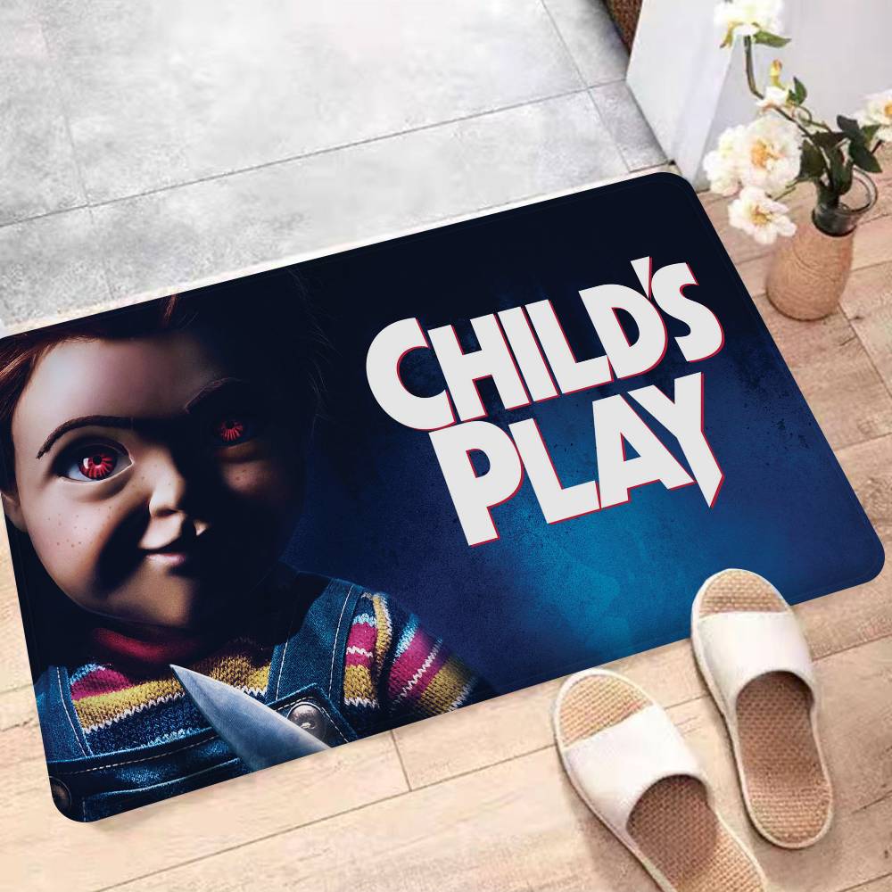 Horror C-Childs Play Kitchen Mat Nordic Style Bedroom Living Room Doormat Home Balcony Anti-Slip Welcome Rug