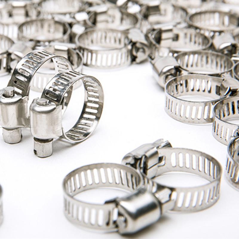 10x 1/2"-3/4" Stainless Steel Adjustable Drive Hose Clamp Fuel Line Worm Clip 10x 1/2"-3/4" Stainless Steel Adjustable Drive Hose Clamp Fuel Line Worm Clip