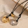 High Quality Alloy Circle Necklace Beautiful Hollow Circle Necklace Unique Neck Chain Enhancing Everyday Elegances